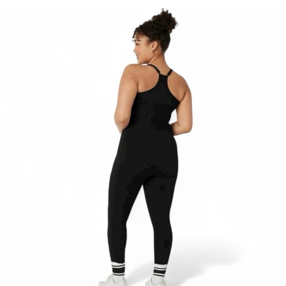 PINK Victoria's Secret Black Racerback Jumpsuit